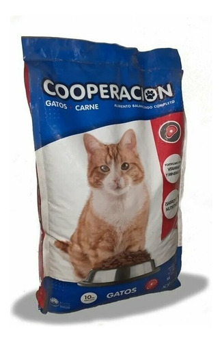 Cooperacion Gato Adulto 10 Kg Carne- Guau Yeah 