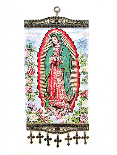 Icono Religioso  Nuestra Señora Guadalupe Santa Maria Tapiz