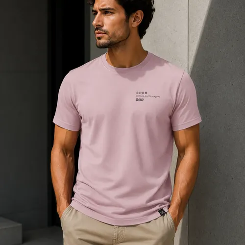 Playera Básica Premium Hombre Cuello Redondo Lisa