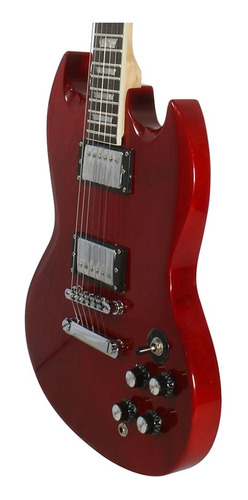 Guitarra Eléctrica Smithfire Sg-310 Paquete Con Funda Negra