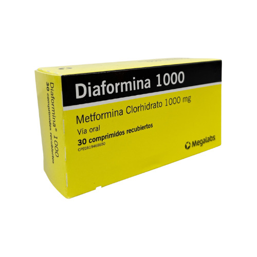 Diaformina Megalabs 1000 Mg X 30 Comp