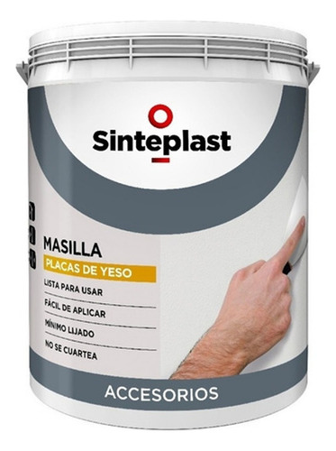 Masilla P/ Placas De Yeso Durlock 16kg Sinteplast