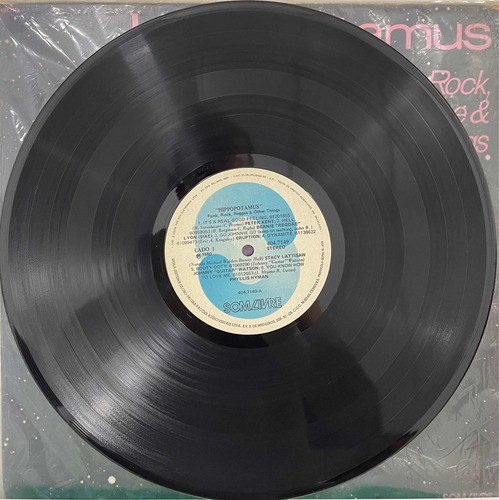 Lp Vinil Hippopotamus - Funk Rock Reggae - 1980 - Mv (Usado)