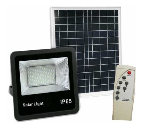 Reflector Solar 100 W 7.500 Lumen Control Remoto 12 Horas 