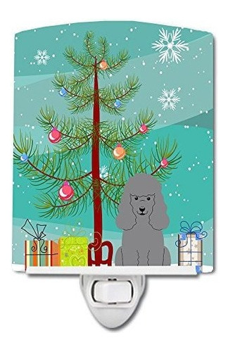 Carolines Treasures Merry Christmas Tree Poodle Luz De Noche