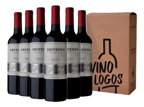 Vino Trivento Reserva Malbec -x6- Vinologos