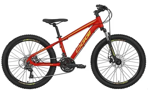 BICICLETA MOUNTAIN BIKE ARO 24 /UNISSEX - VERMELHA - CAEDE - Casa