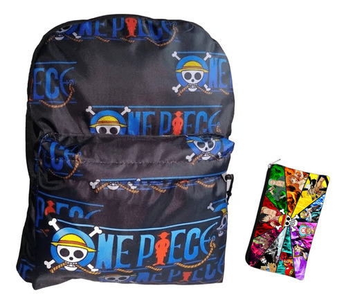 Kit Mochila Y Cartuchera Liceal  One Piece Varios Diseños