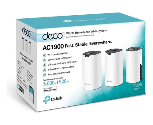 Sistema Wi-fi Tp Link Deco S7 Pack De 3 Mesh Doble Banda Ac1900 