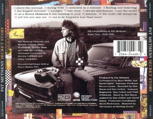 Pat Metheny Secret Story Cd Original