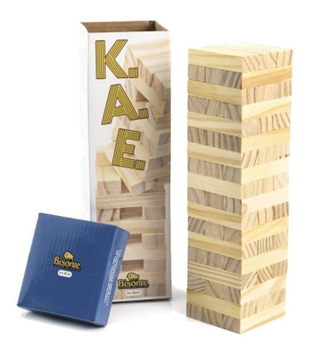 Kae Torre De Maderas Tipo Jenga De Bisonte