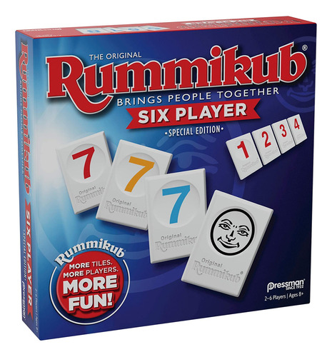 Rummikub Six Player Edition - El Clásico Juego De Azulejos R