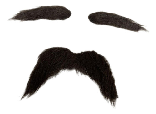 2x Bigotes Y Cejas Postizas Postizas, Facial Postizo Para