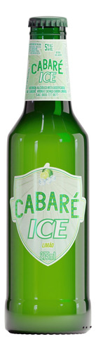Bebida Mista Alcoólica Gaseificada Limão Cabaré Ice Garrafa 275ml