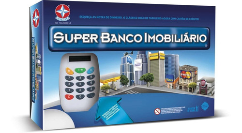 Jogo De Tabuleiro Banco Imobiliario Super Estrela Unidade