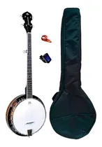 Comprar Banjo Strinberg Wb50 Mogno Pele Remo Weatherking Kit Bag