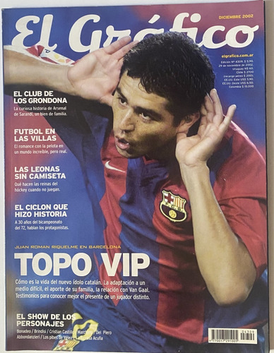 El Gráfico N° 4309 Revista Deportes Fútbol,  Año 2002, P3g2