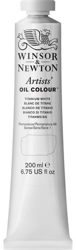 Tinta Óleo Artist Profissional Winsor & Newton 200ml S1 Cor Do Óleo 644 Titanium White