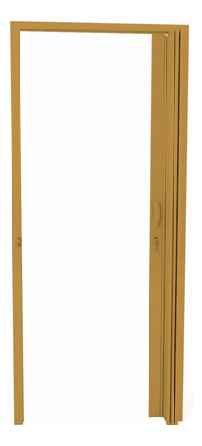 Porta Sanfonada Pvc Polifort 210cmx70cm Cerejeira H Cor Madeira