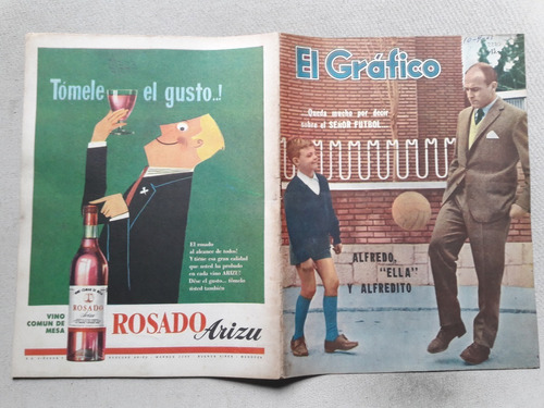Revista El Gráfico Nº 2270 Abril 1963 - Alfredo Distefano