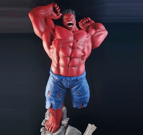 Red Hulk  Stl Para Impresion 3d