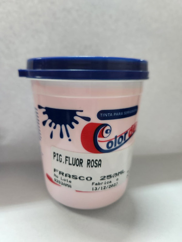 Pigmento Para Tinta De Tecido 250ml - Fluor Rosa