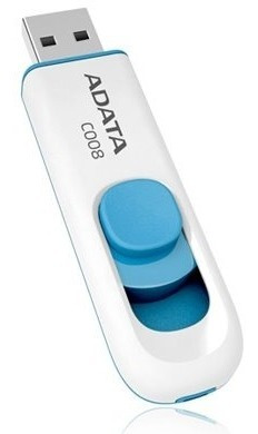 Memoria Usb Adata C008 64gb Usb 2.0 Deslizante Retractil