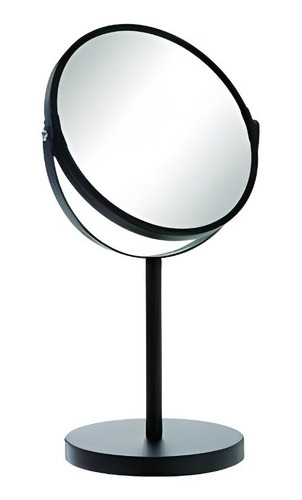 Espejo Maquillaje Aumento X3 Base Mesa Tocador Negro