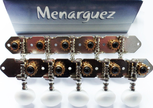Clavijero Charango Menarguez Modelo 301 Cromado Paso 23mm
