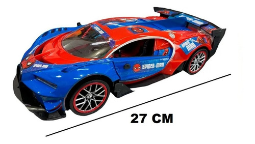 Imagen 3 de 5 de Auto Deportivo Spiderman Rc Radio Control Hombre Araña