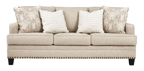  Sofa Claredon Vintage Beige Con Estoperoles