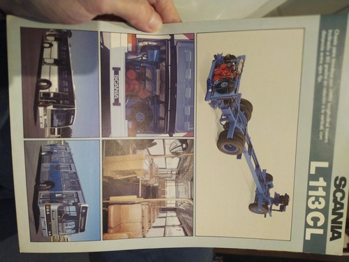 Folleto Catalogo Original Impreso Scania L113 Coleccion 