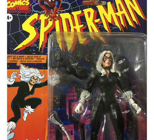 Spiderman Black Cat Retro Abierta Repack (Reacondicionado)