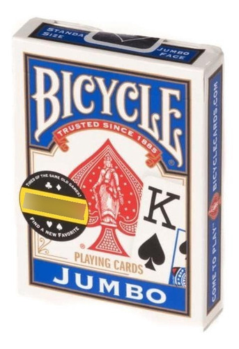 Bicycle Jumbo, Cartas De Poker, Barajas