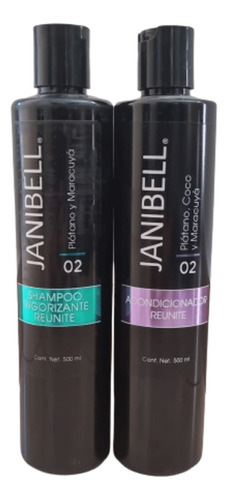 Shampoo Y Acondicionador Vigorizante 500 Ml. Janibell