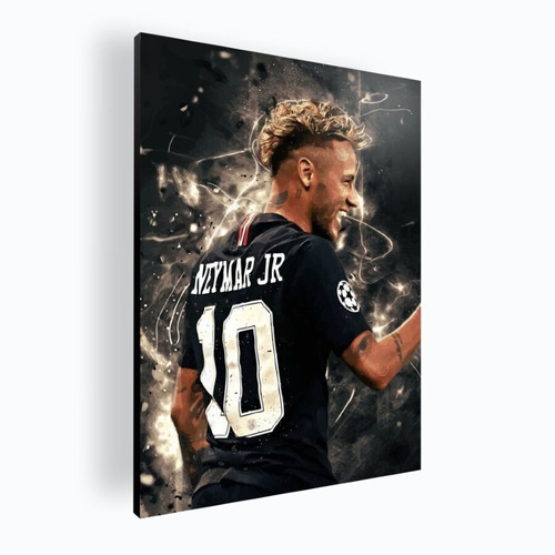 Cuadro Decorativo Moderno Poster Neymar 60x84 Mdf