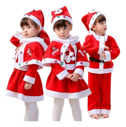 Disfraz De Papá Noel Para Navidad Para Niños
