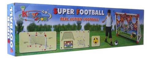 Set Arco De Futbol Real Action Punteria Incluye Pelota Ck243