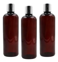 Comprar Envases Ambar Botella 500 Ml Tapa Disco Dorado Plata X 12