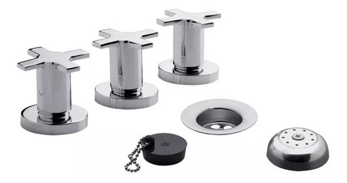 Griferia Bidet Fv Alerce Cruz Baño Garantía Metal 295/d7