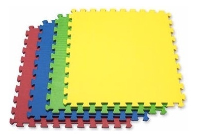 Imagen 4 de 6 de Alfombra Piso Encastrable Goma Eva Baldosas 60x60x0.8cm X4pc