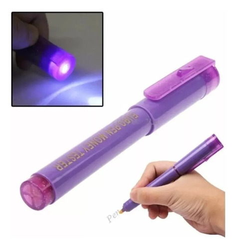 Caneta Para Identificar Notas Dinheiro Falsas Com Luz Uv