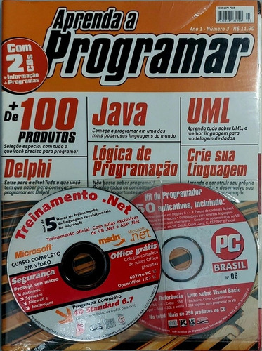 Revista Aprenda A Programar Ano 1 N 3 Lacrado