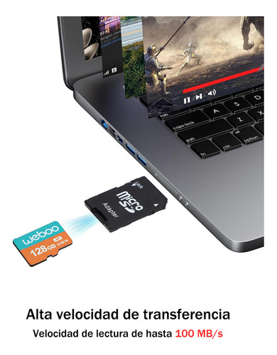Cartão de memória Amyzavls Cartão de memória de 128gb Cartão Tf