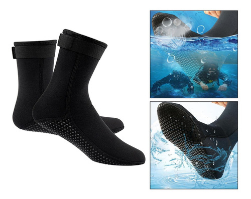 Calcetines De Buceo De Playa De Neopreno De 3mm, Botas