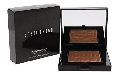 Iluminador Polvo Resaltador Bobbi Brown, Brillo De Bronce, 0