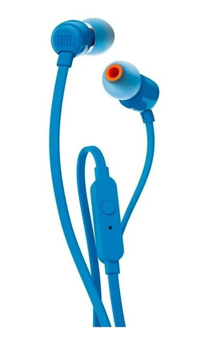 Auricular Intrauditivo Con Micrófono Azul Jbl Tune110