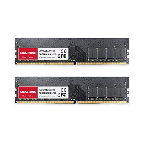 Ddr4 Ram Gigastone Desktop Ram 32 Gb (2 X 16 Gb) Ddr4 32 Gb