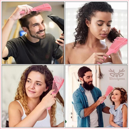 Cepillo Cabello Desenredar Rizado Tangled Wet Brush Peines