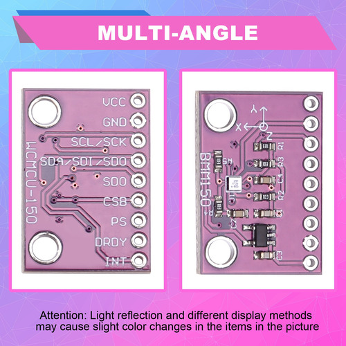 Módulo De Sensor Geomagnético Mcu-150 Bmm150 Módulo De Magne
